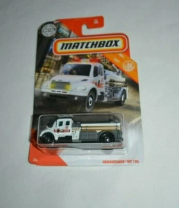 MATCHBOX 2020 MBX CITY - FREIGHTLINER M2 106 WHITE AURORA FIRE DEPT. - Picture 1 of 3