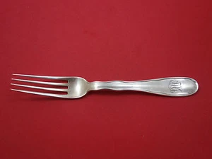 Lap Over Edge Plain by Tiffany and Co Sterling Silver Dinner Fork Rounded 7 7/8" - Picture 1 of 2