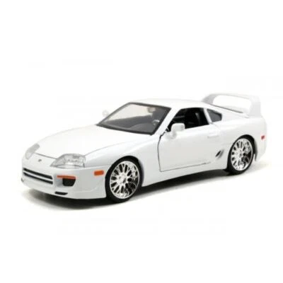 Fast and Furious 7 Brians Toyota Supra White  1:24 Scale Jada 97375 - Image 1 of 2