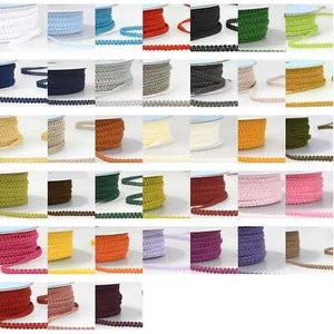 6mm Double Scroll Gimp Braid Trim Dress Costume 38 Colours BUY 1 2 Or 4m 612D - Picture 1 of 49