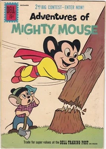 ADVENTURES OF MIGHTY MOUSE #152 SILVER-AGE DELL 1961 - Picture 1 of 2