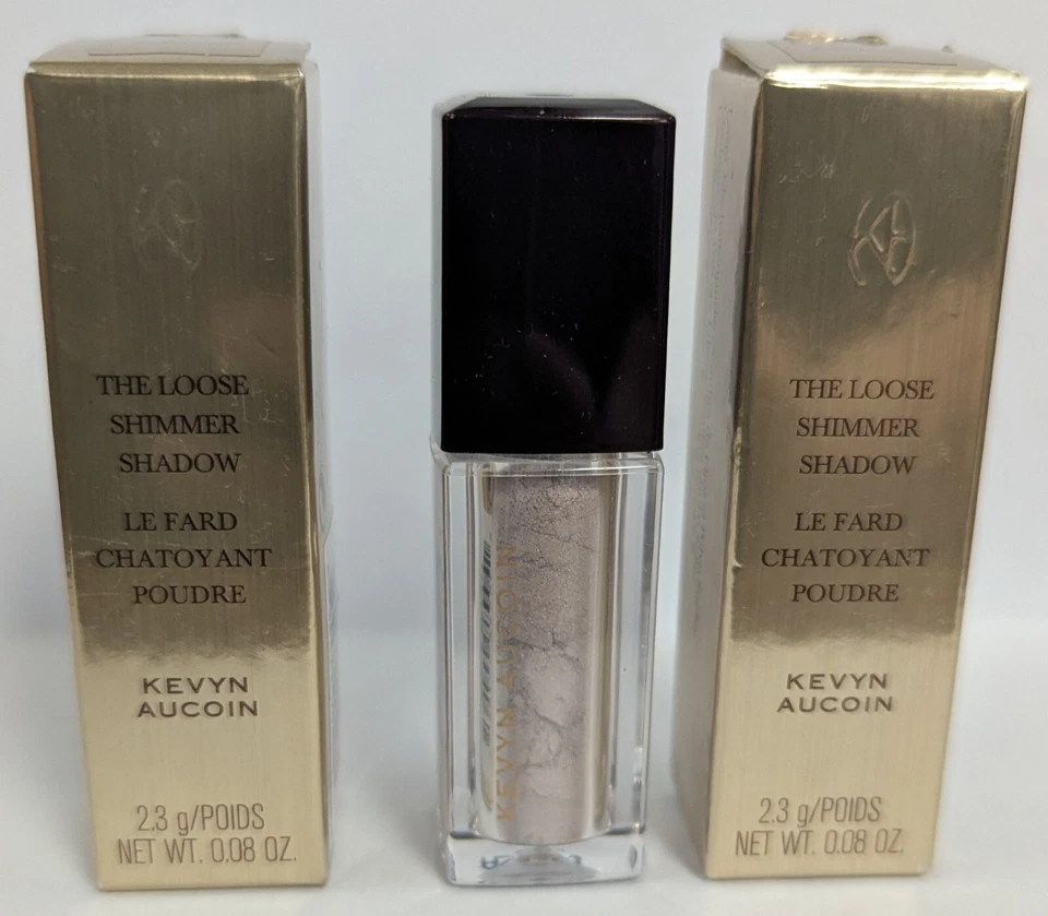 LOTE DE 2 KEVYN AUCOIN THE LOOSE SHIMMER SHADOW #22209 SELENITA 0,08 oz NUEVO EN CAJA Foto 1 de 4