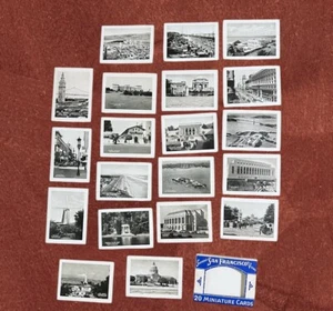 Vintage Souvenir Mini Post Cards Pack San Francisco 20 Different Historic Views - Picture 1 of 10