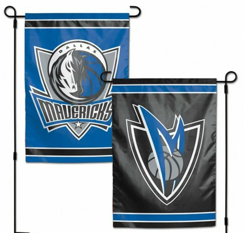 Dallas Mavericks 2 Sided Double Sided Garden Flag OUTDOOR RATED FREE SHIPPING Cover