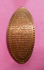 The Lord's Prayer Spanish elongated penny Usa cent 1952-D copper souvenir coin