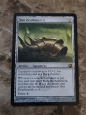 1X Nim Deathmantle - Scars of Mirrodin - English  EX MTG - heavily played