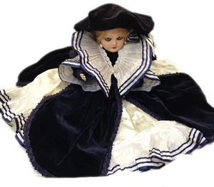 BAMBOLA PORCELLANA BISCUIT CLEò VELLUTO MILA FAENZA DOLL PORCELAIN NEW - Picture 1 of 1