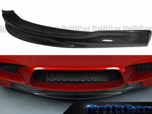 FITS 12-17 BMW F10 F11 M5 STOCK BUMPER CARBON FIBER RK TYPE FRONT LIP SPOILER - Picture 1 of 4