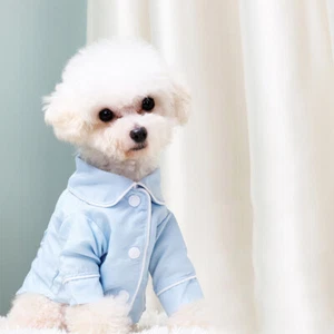 Luxury Small Medium Dog Clothes Knitted Pet Pajamas for Poodle Bichon Puppies✔ - Picture 1 of 18