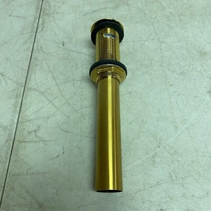 SIGNATURE HARDWARE EXTENDED PRESS TYPE POP UP BATHROOM DRAIN OVERFLOW HOLE - Picture 1 of 7