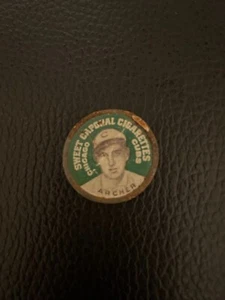 1909 PX7 Sweet Caporal Domino Discs Jimmie Archer Chicago Cubs (green) - Picture 1 of 6