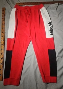Nike Air Pants Mens XL Red Jogger Sweatpants Nsw Track Pants CJ4838 657  - Picture 1 of 19