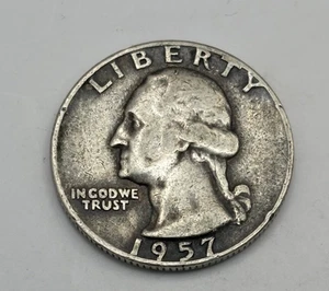 1957 D Washington Quarter - Picture 1 of 4