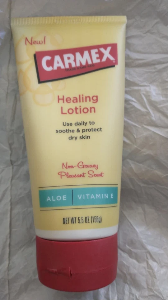 1 loción curativa Carmex tamaño completo 5,5 oz cada una aloe vitamina E rara  Foto 1 de 1