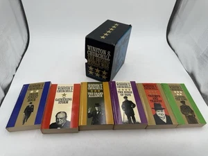Vintage 🌟The Second World War Winston S. Churchill 6 Vol Boxed Deluxe Set Banta - Bild 1 von 7