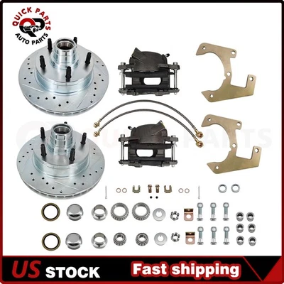Deluxe Disc Brake Kit 5 x 5-1/2" for 1948 1949 1950 1951 - 1956 Ford F1 Half Ton - Image 1 of 4