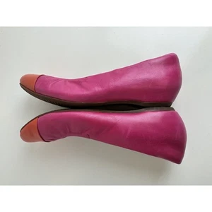 Clarks Artisan ALITAY SUSAN Fuchsia/Orange Slip On Flats, Size 11, 47-41 - Picture 1 of 18