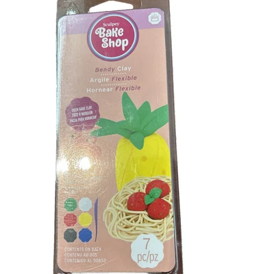 Sculpey Bake Shop BENDY CLAY Polymer Clay With Tool Craft Flexible  Oven Bake - Image 1 of 4