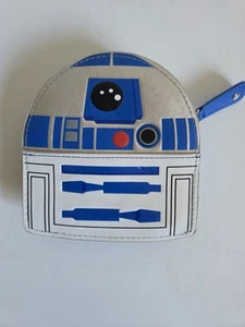 Star Wars Zipper Coin Purse R2-D2 Disney  - Picture 1 of 8