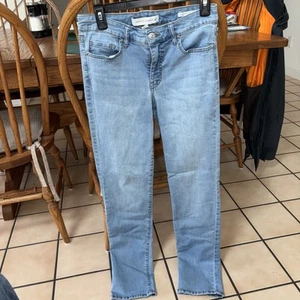 Vintage x America Blues Jeans Missy 12 Blue Denim light crop body sculpt missy - Picture 1 of 4