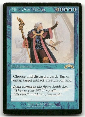 Mind Over Matter #40 (HP) Exodus EXO Magic MTG - Image 1 of 2