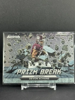De'Von Achane 2023 Panini Prizm Draft Picks #PB-12 Prizm Break Texas A&M Aggies - Image 1 of 2