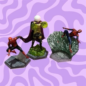 Marvel Spider-Man Far from Home Deluxe 3 Loose Figure Lot 2019 Mysterio - Picture 1 of 8