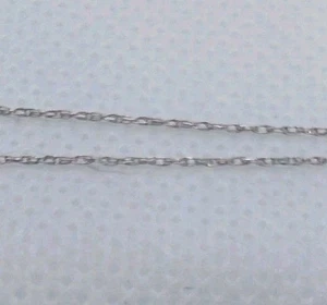 #1 zarte Halskette Kette aus 10 Karat Weißgold möchte Ihren Anhänger tragen - Bild 1 von 9