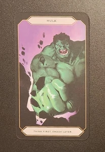 Hulk Marvel Oracle Card – "Think First, Smash Later" JUMBO SIZE CARD  - Picture 1 of 2