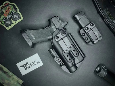Davis Tactical IWB Light Bearing Kydex Holster For Glock 17/22/47 TLR-1 HLx - Image 1 of 4