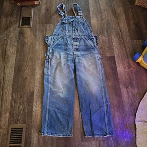 Vintage KEY Imperial Aristicat of Overalls, Bib Overalls Denim 36 x 28 Blue - Picture 1 of 14