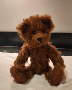 Antiker Mohair Teddybär vollgelenkig 11 Zoll ANTIK gut evtl. Steiff? - Bild 1 von 19