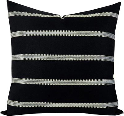 Funda Almohada Decorativa a Rayas Diseño Moderno Country Funda Cojín Almohada  Foto 1 de 4