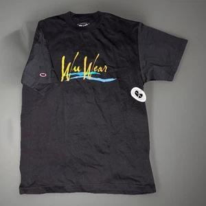 RARE WU WEAR Wu Tang Clan 90’s Wave Design Black Men’s M T-shirt NWT - Picture 1 of 7