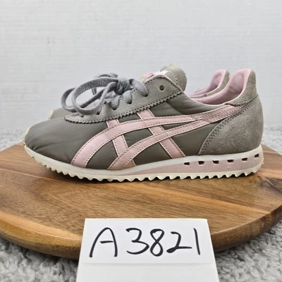 Onitsuka Tiger Womens 6 Gray Pink Lace Up Casual Daily Lifestyle Sneaker Trainer - Image 1 of 4