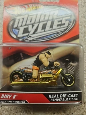 Motocicletas Airy 8 Hot Wheels 2011 con piloto como nuevas en tarjeta nueva  Foto 1 de 4