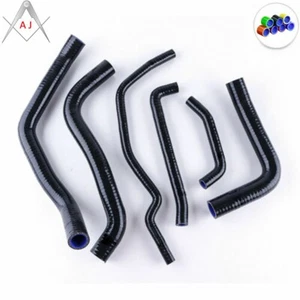 Black For SUZUKI GSXR 600 750 K6 GSXR600/750 2006 2007 2008 2009 Silicone Hose - Picture 1 of 3