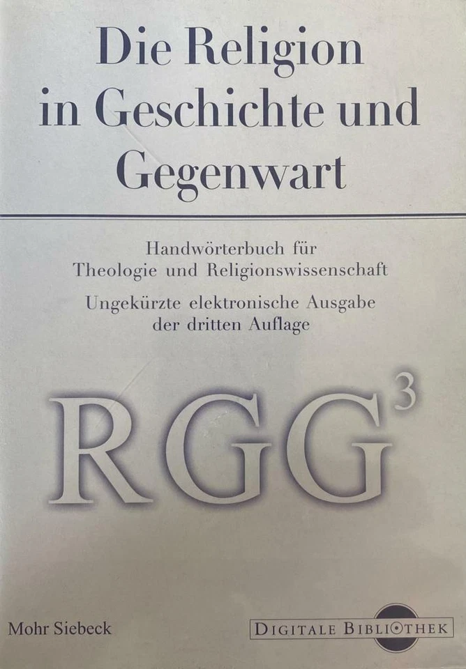 Die Religion in Geschichte und Gegenwart - PC Software Computer  - Bild 1 von 1