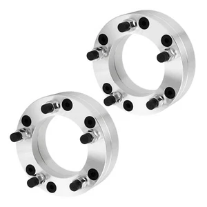 2Pcs 2 Inch 6x5.5 to 5x5.5 Wheel Adapters 14x1.5 Studs For Cadillac Ram GMC - Picture 1 of 12
