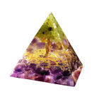Amethyst Crystal Home Decor Sphere Orgonite Pyramid Chakra Energy Indoor 4 Style