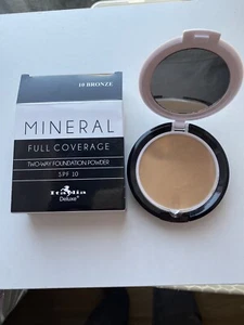 Italia Deluxe MINERAL - SPF 10, COVERAGE,FOUNDATION POWDER # 12 TOAST - Picture 1 of 7
