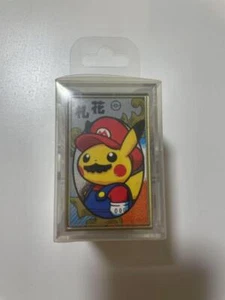 Pokemon Pikachu Mario Hanafuda Playing card Nintendo Limited edition Japan NEW - Picture 1 of 5