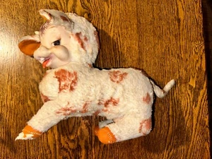 Vtg Rushton Star Creation Daisy Belle Rubber Face Cow Plush 50s Sound Works - Picture 1 of 13