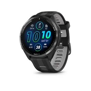 Garmin International Titanium Bezel GPS Smartwatch with Whitestone Case, Black - Photo 1 sur 6