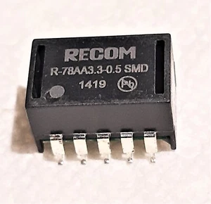 RECOM Power R-78AA3.3-0.5SMD Non-Isolated DC/DC Converter - Picture 1 of 5