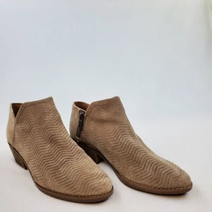 Lucky Brand Farel Stiefel Bootie Damengröße 8,5 M Knöchel braun Wildleder Reißverschluss - Bild 1 von 13