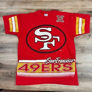 T-shirt AOP 1994 San Francisco 49ers Salem Sportswear Salem Craig Montana Rice - Foto 1 di 5
