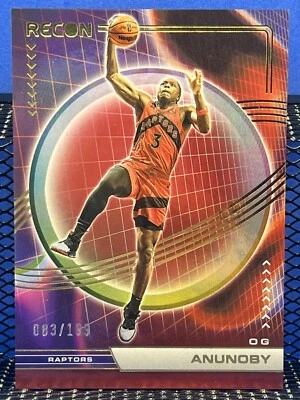 2022-23 Panini Recon OG ANUNOBY Toronto Raptors Red Holo 083/199 - Image 1 of 2