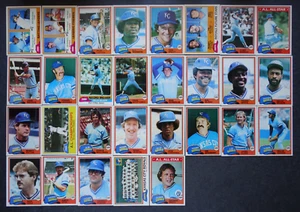 1981 Topps Kansas City Royals Team Set of 29 Baseball Cards - Picture 1 of 23