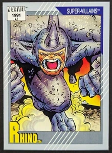 Rhino 1991 Super Villains Marvel Impel Card #73 (NM) - Picture 1 of 2